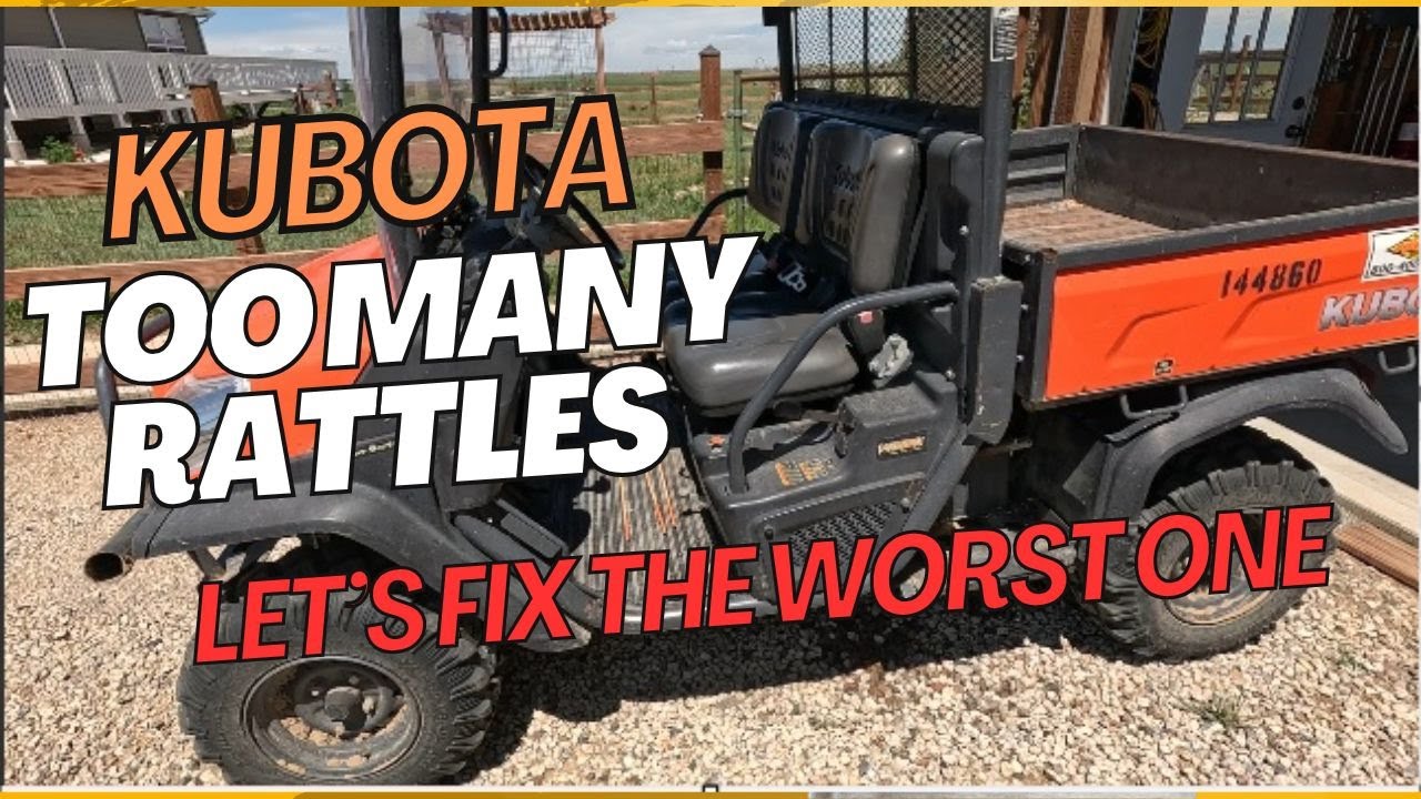 Kubota - Too Many Rattles - Let's Fix the Worst One - Muffler Bracket