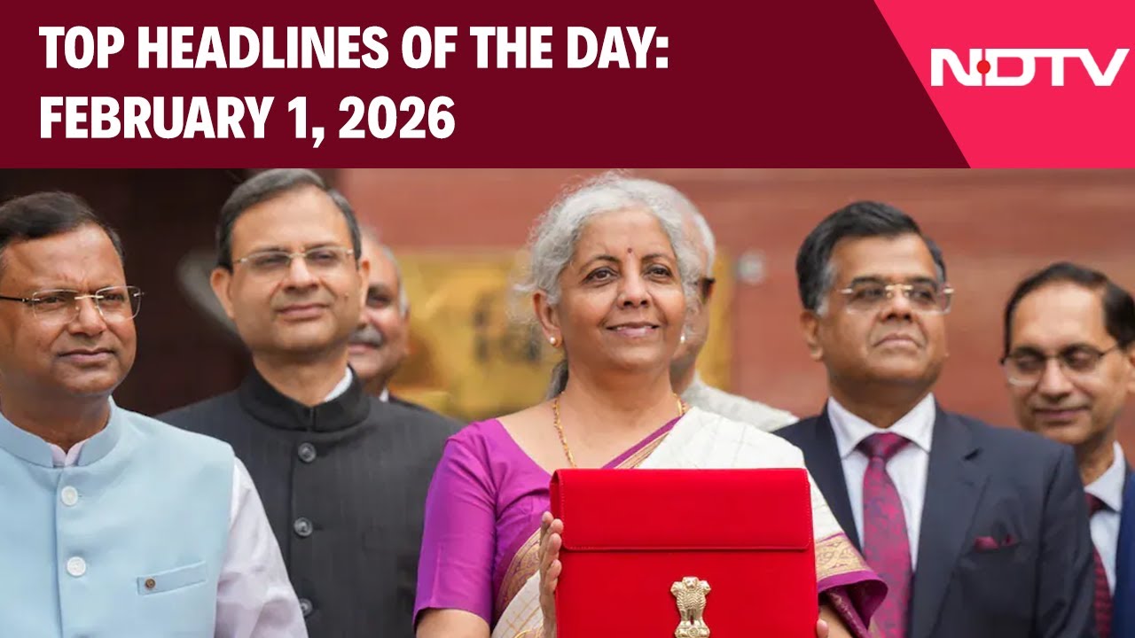 Finance Minister Nirmala Sitharaman To Present Union Budget 2026 | Top Headlines Feb 1, 2026