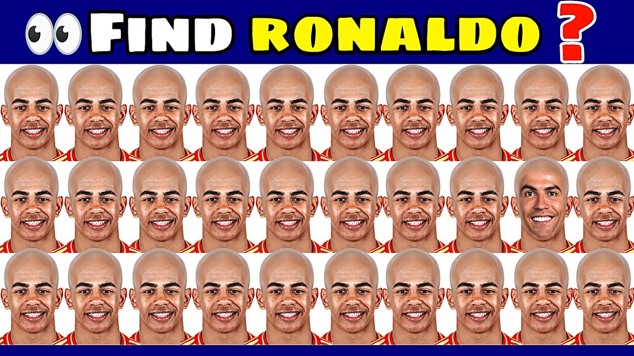 🔎 Can You Find Ronaldo Within 5 Second ? Hard Football Quiz Challenge 2026 ?