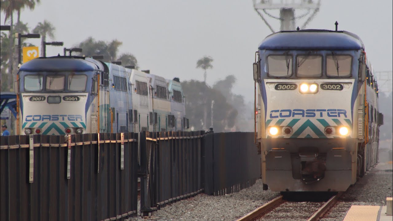 05/24/2022 Railfanning Carlsbad/Leucadia Feat. F59s, Coasters, Amtraks & More
