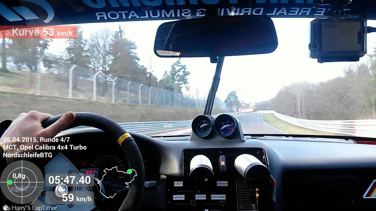 Opel Calibra Touristenfahrt Nürburgring 05.04.2015