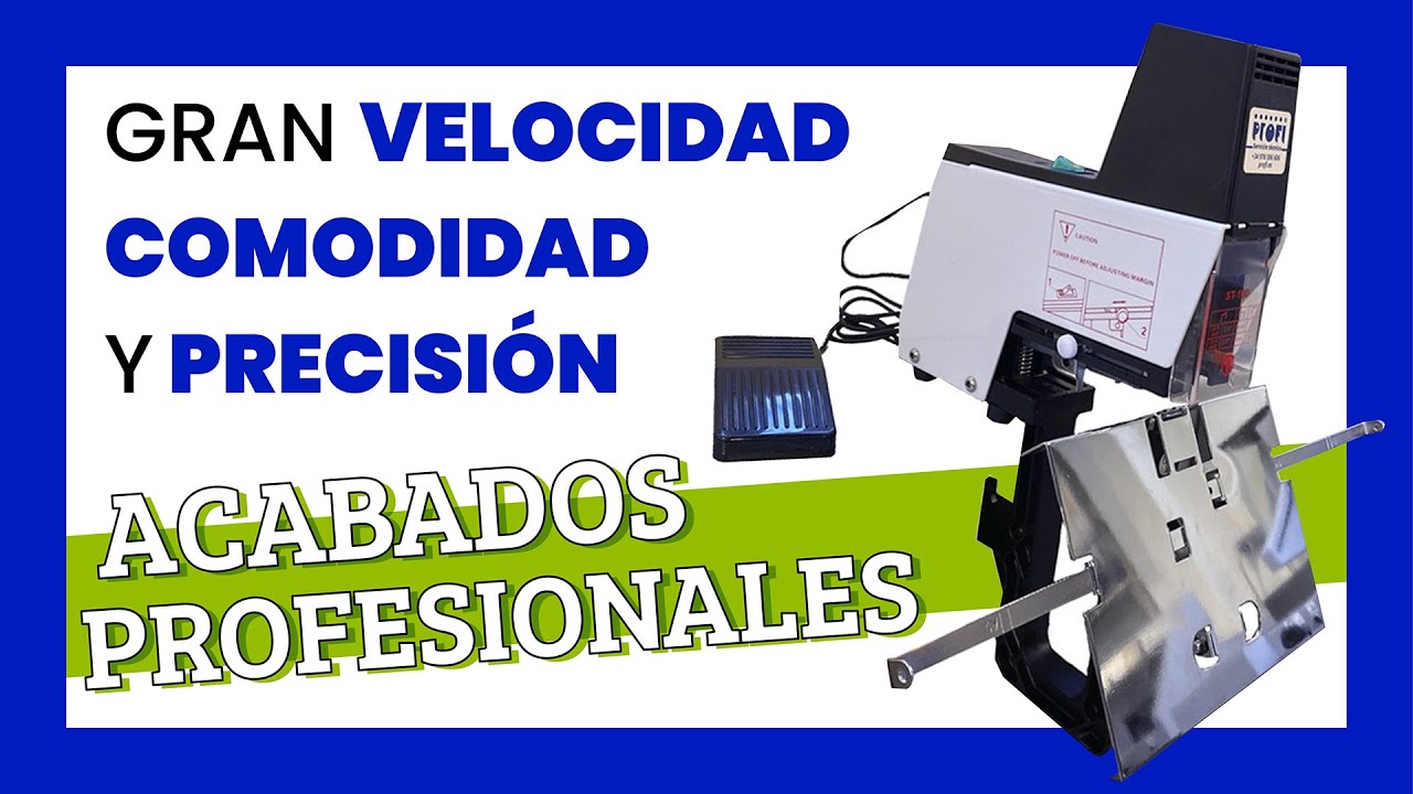 ⚡ Grapadora eléctrica en PLANO Y CABALLETE PMA 106 E