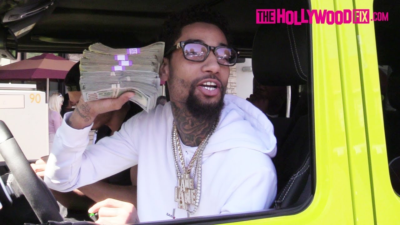 PnB Rock Speaks On Tekashi 6ix9ine While Showing Off $100,000 Cash In Beverly Hills 3.29.18