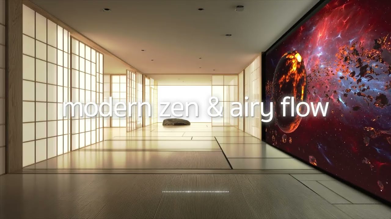 【lofi BGM】Modern Zen & Airy Flow｜エモーショナルな光の揺らぎと畳に溶ける和モダンChill音楽