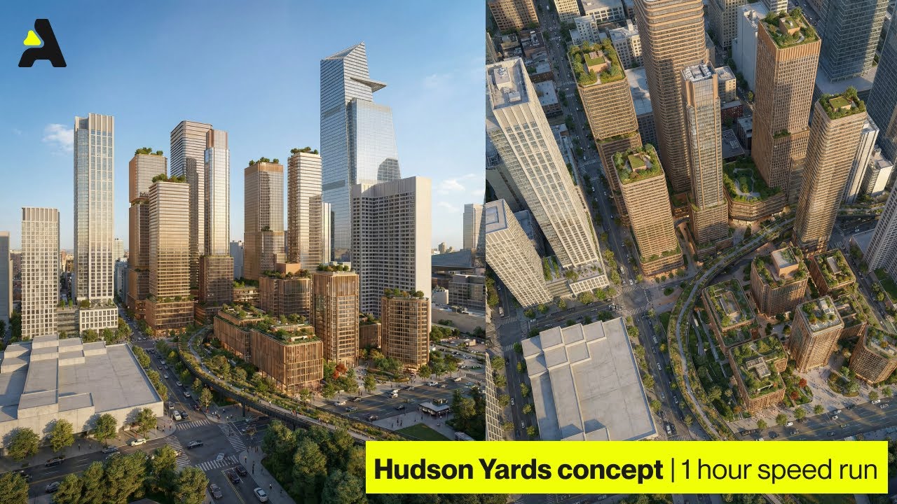 Hudson Yards | Concept design in 1 hour 🤯