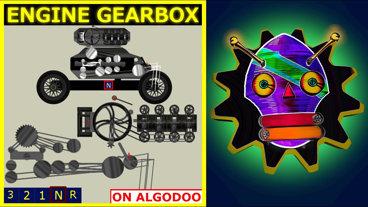 ALGODOO 🚙 ENGINE, GEARBOX AND CLUTCH MECHANISM