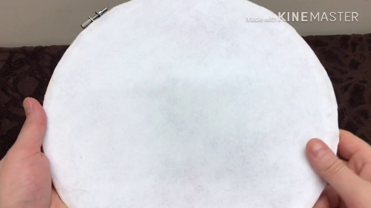 طريقه تقفيل الطاره بعد مرحله التطريز | ازاي نعمل فيونكه من الخيش #embroidery #تطريز 🧵