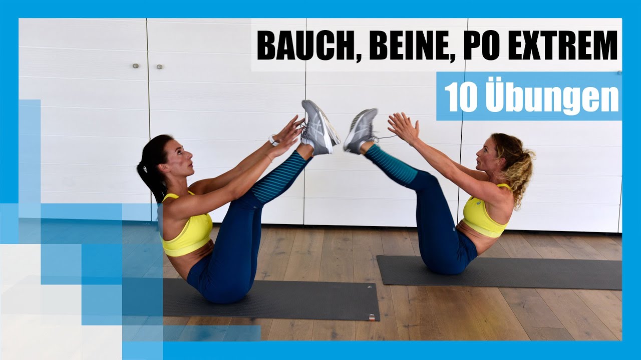 BBP Workout: 10 gezielte &Uuml;bungen f&uuml;r Bauch, Beine & Po 🥇