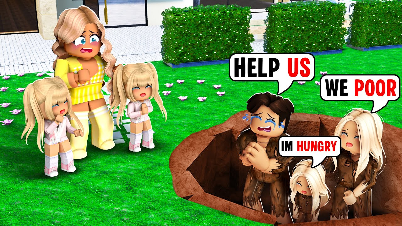 WE FOUND A SECRET POOR FAMILY LIVING UNDER OUR HOUSE