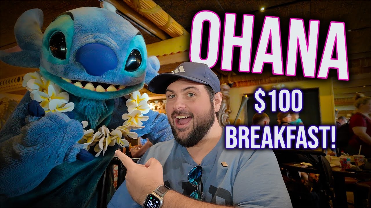 $100 Disney World Breakfast!| Ohana Breakfast Review 2025!