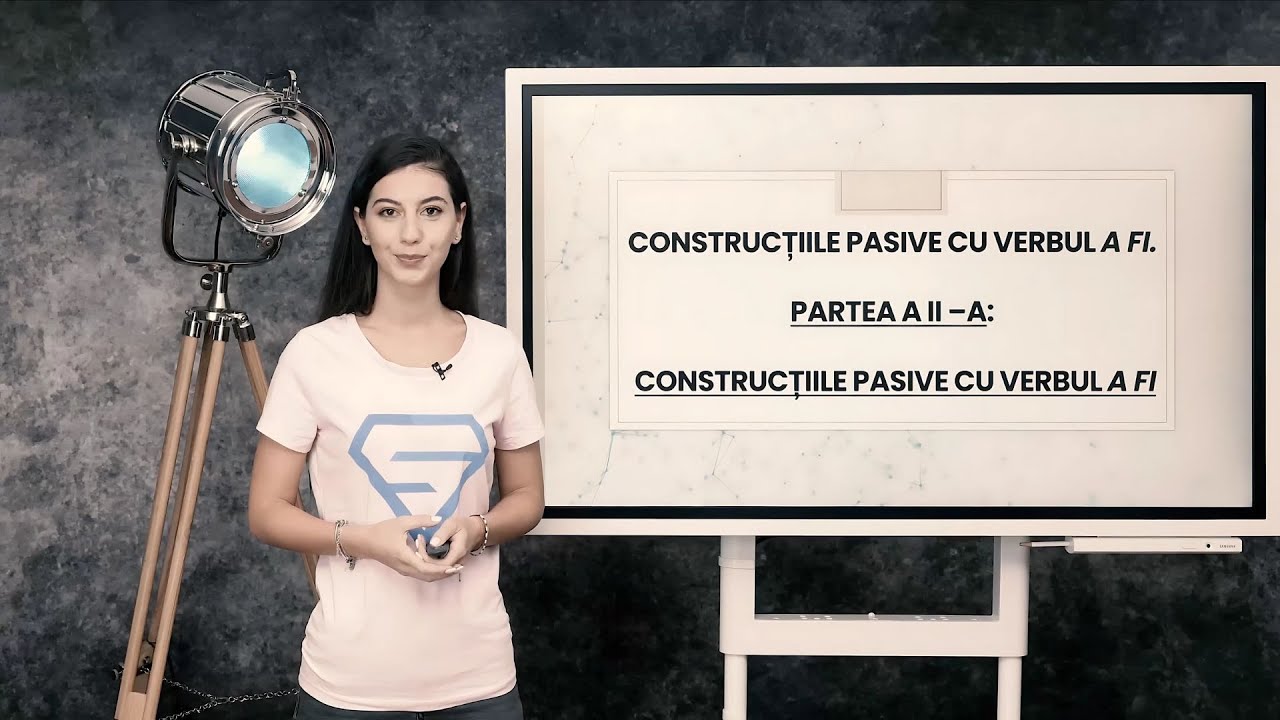 Construcții pasive cu verbul a fi: subiectul și complementul de agent - Clasa a VIII-a