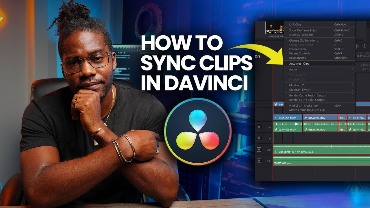 Effortless Audio Sync: Auto Align Clips in DaVinci Resolve