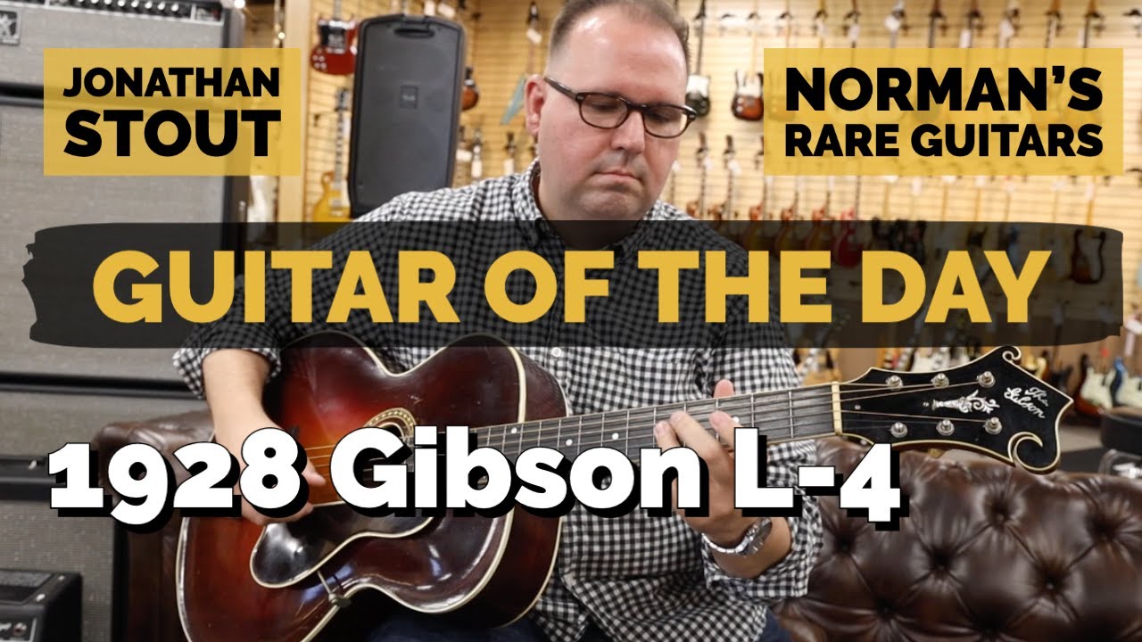 Guitar of the Day: 1928 Gibson L-4 Sunburst | Jonathan Stout at Norman's Rare Guitars