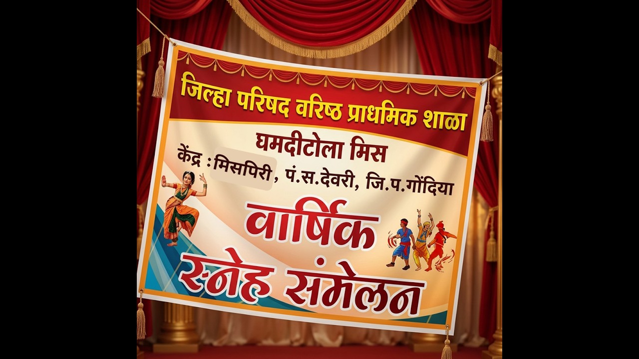 नाटक जिल्हा परिषद उच्च प्राथमिक शाळा, धमदीटोला स्नेहसंमेलन 2026