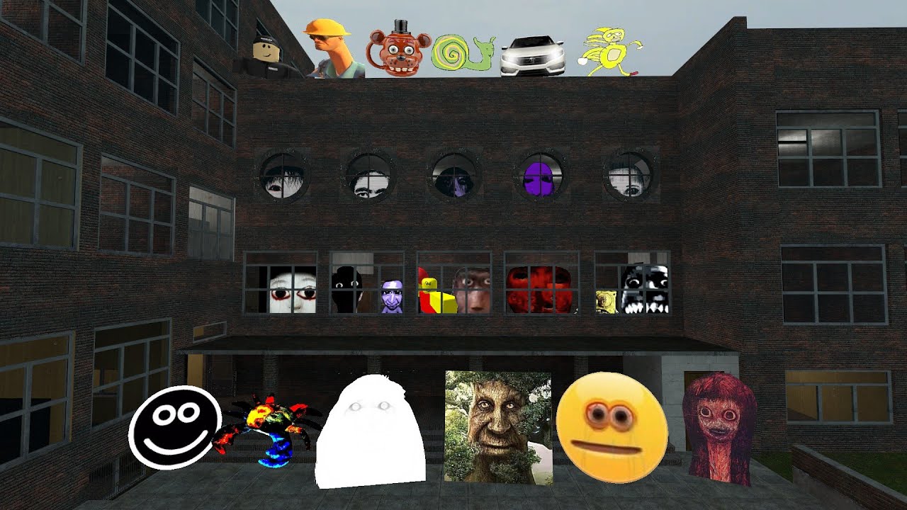 Nico's Nextbots Horror Map Garry's Mod !!!