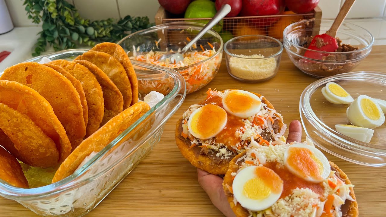 El secreto de la masa tostada de LAS ENCHILADAS SALVADOREÑAS