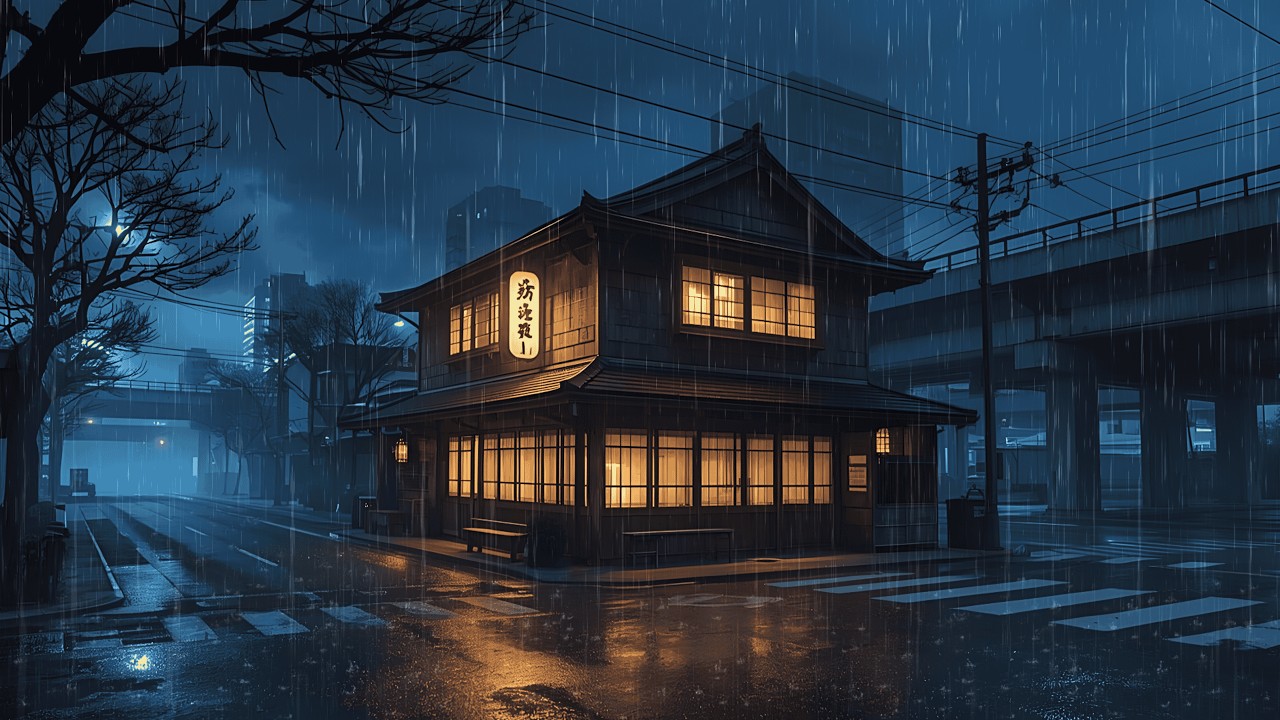 Rainy Night Chill ☔ Lo-fi Hip Hop for Study / Focus / Relax 🎧
