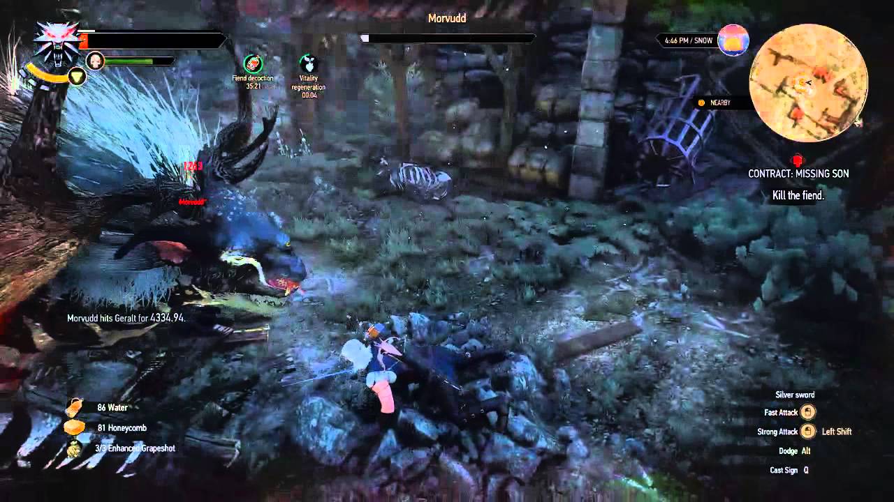 Witcher 3 - Poison Kill + Corpse Flip