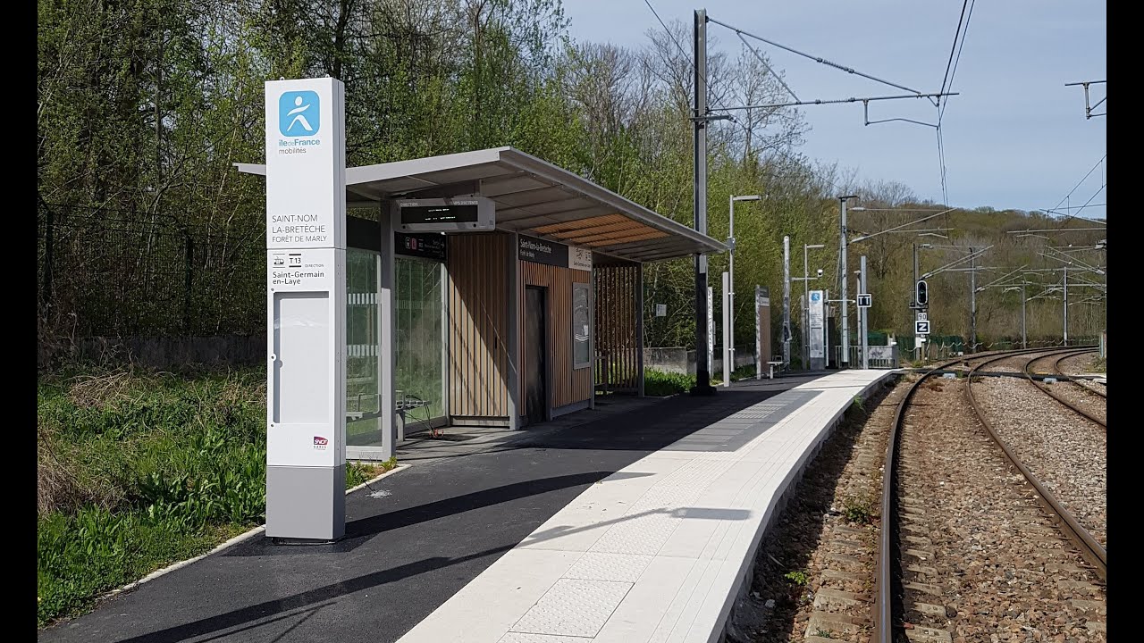 Tramway Ligne 13 Express : Nouvelle station Saint-Nom-la-Bretèche - Forêt de Marly !