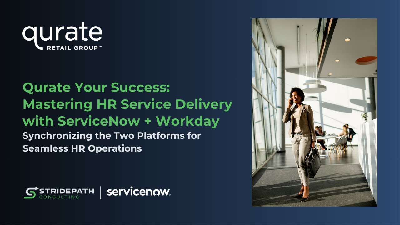 Webinar - Qurate Your Success: Mastering HR Service Delivery with ServiceNow + Workday