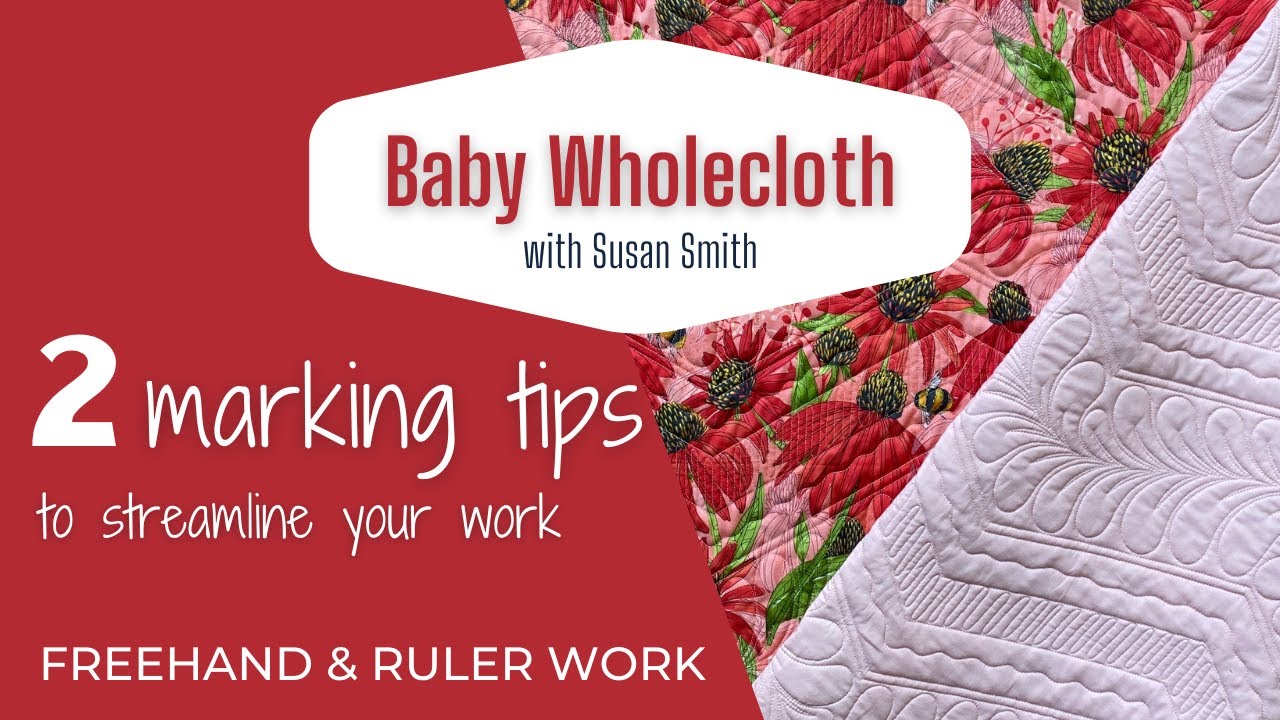 LIVE & UNSCRIPTED! A small wholecloth quilt