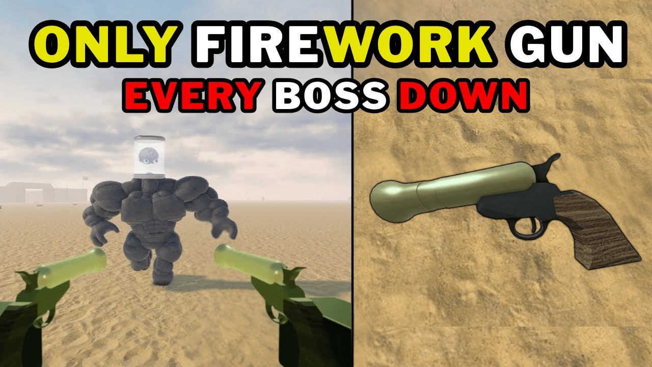 FIREWORK GUN VS Bosses | Survivalist Class | Roblox Dead Rails