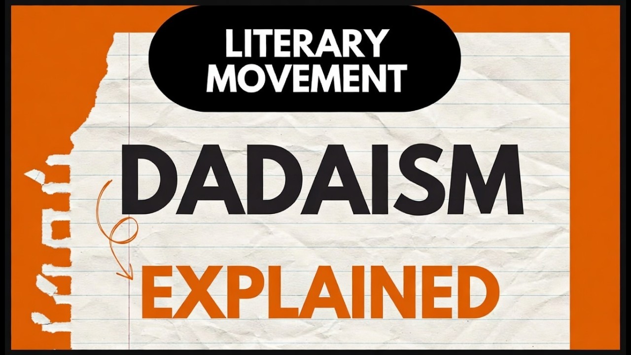 Dadaism in Literature | UGC NET EXAM |