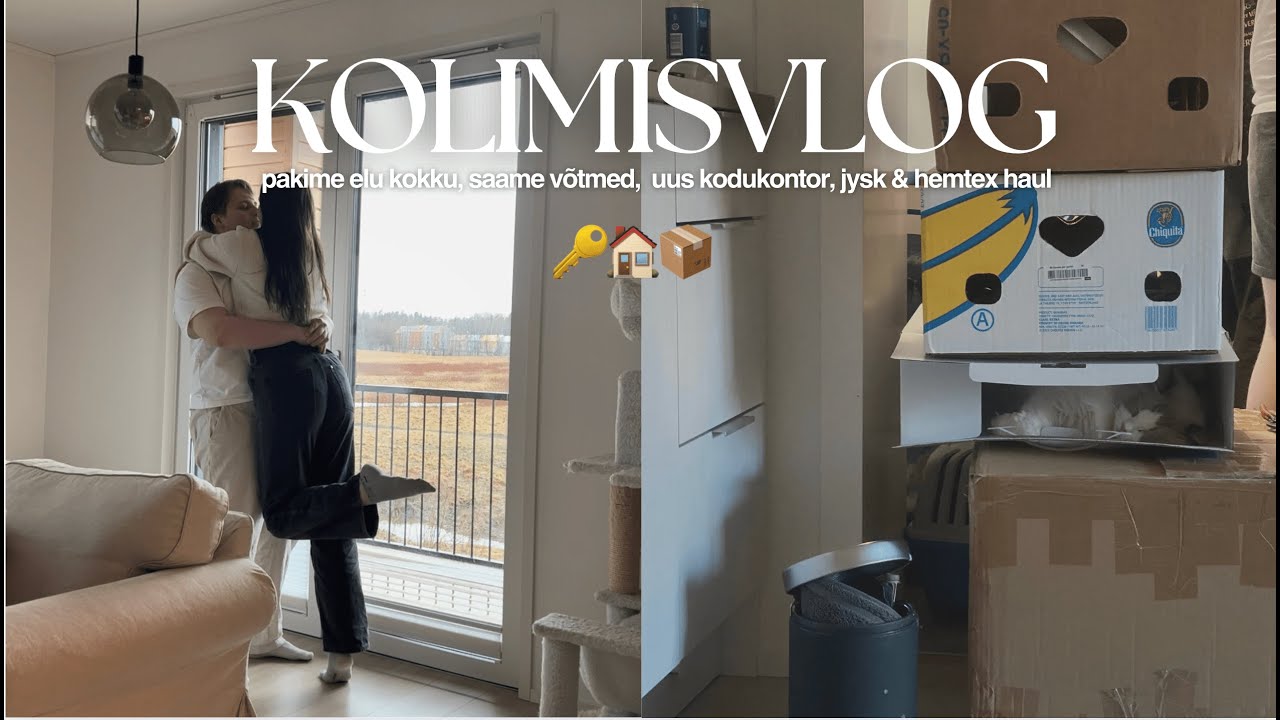 KOLIMISVLOG  🏠🔑  uue korteri tuur,  pakkimine, koduasjade haul | Elu Soomes ep 5