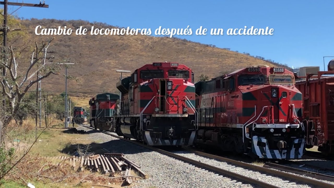 Así le cambian las locomotoras a un tren!