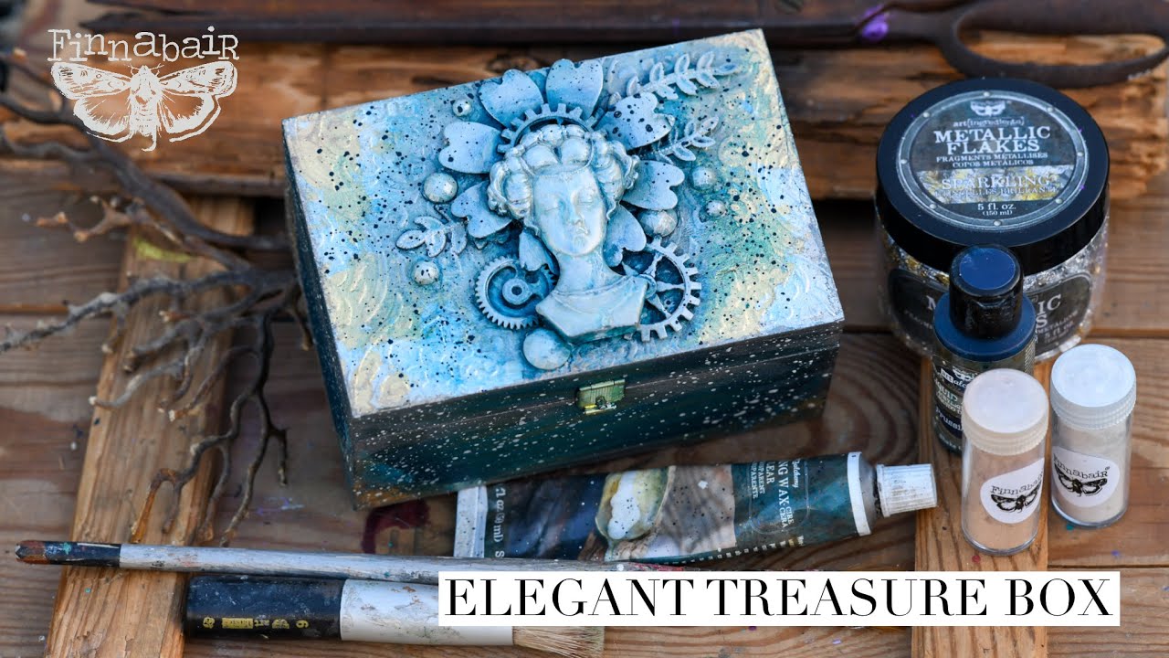 Elegant Treasure Box - mixed-media way!