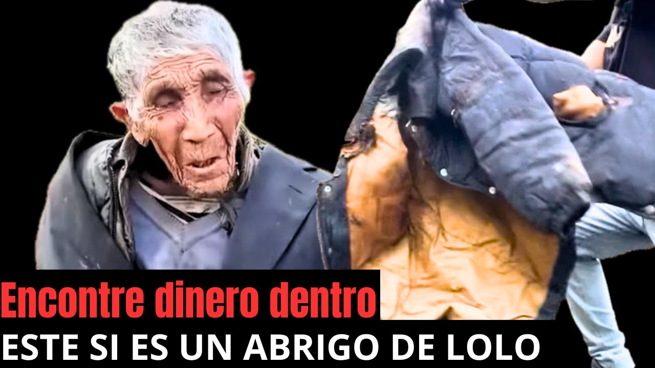 DE ULTIMO MINUTO ENCONTRE, dinero y fosforo en un abrigo de LOLO