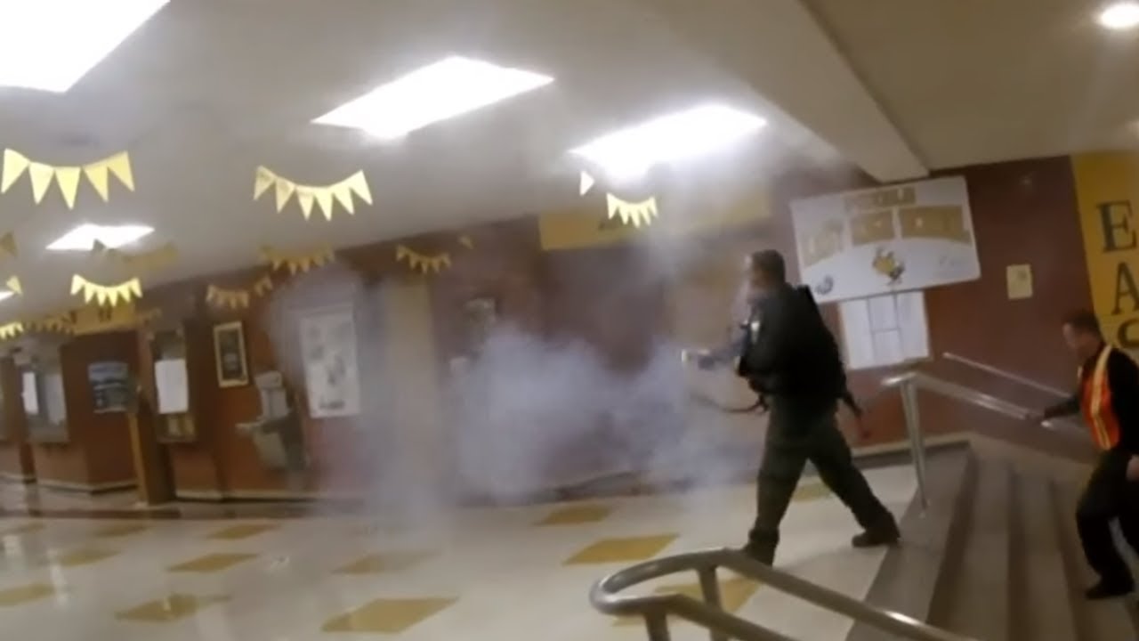 Active Shooter Training bring Gunfire and Explosions at Pueblo's East High School