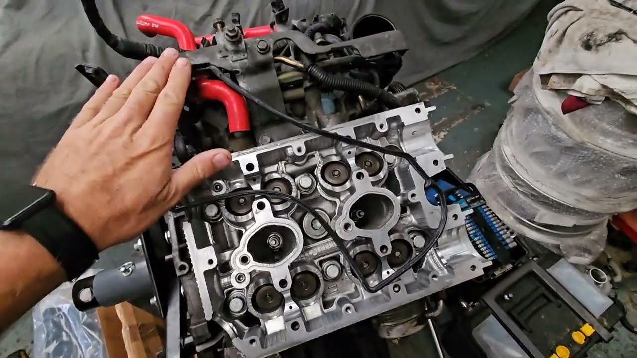 Установка прокладки головки блока цилиндров и восстановление двигателя Subaru EJ20
