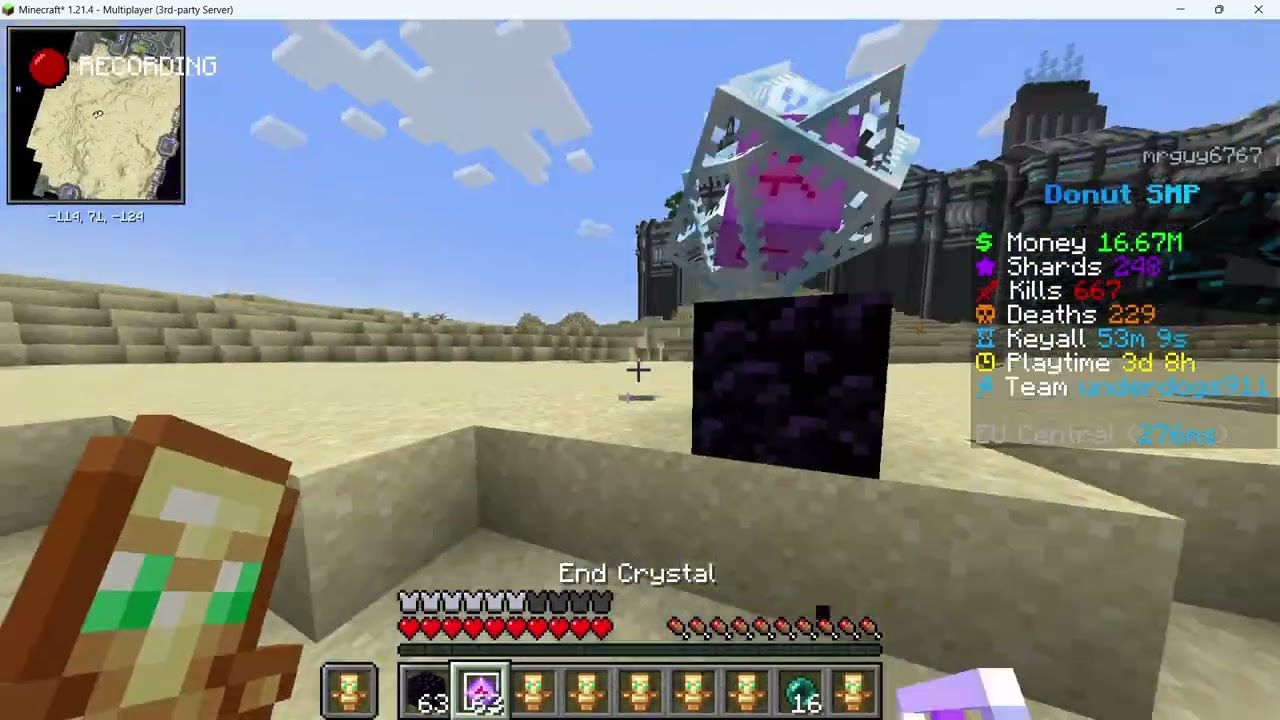 People getting annoyed at my bad Crystalpvp style