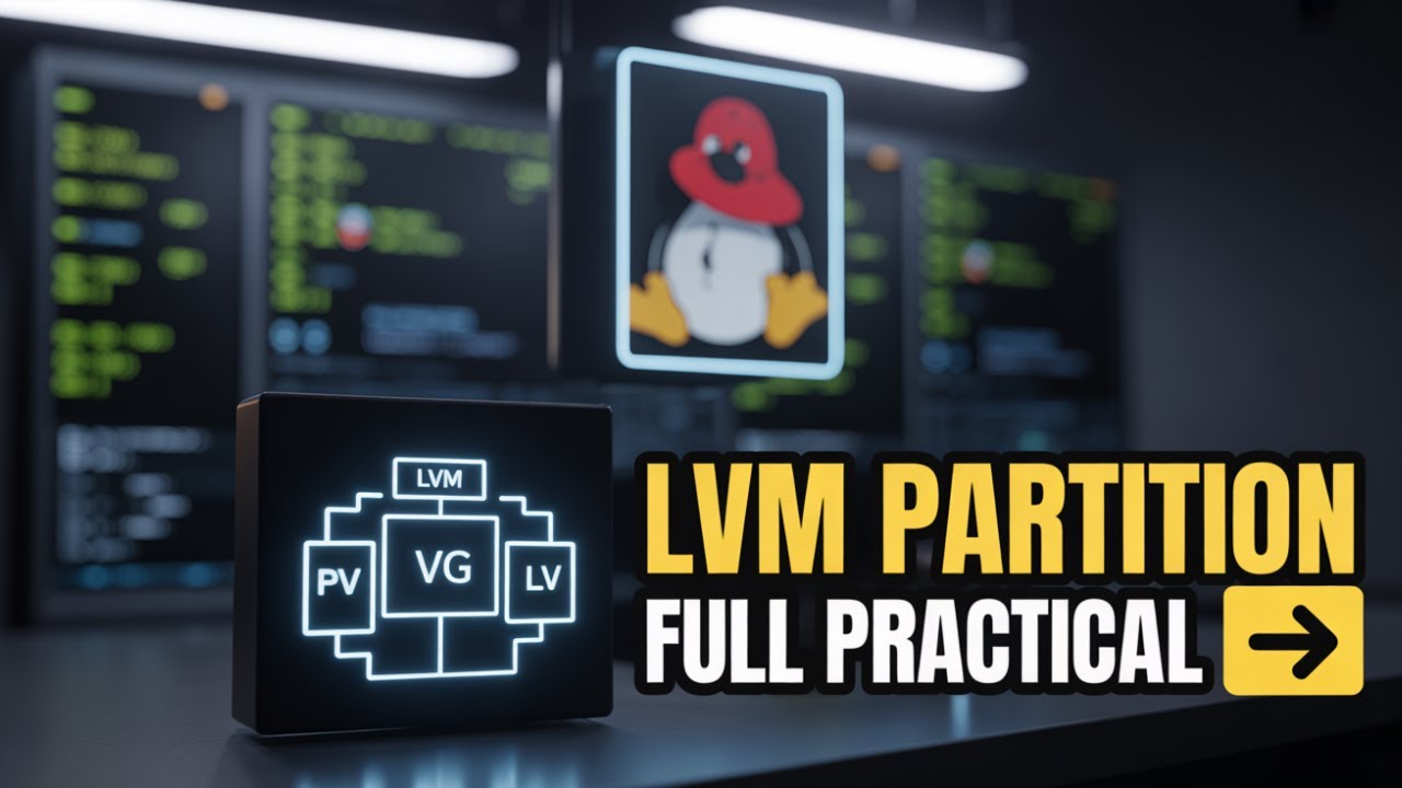 LVM partition Tutorial for Beginners | RedHat LVM Partition Explained
