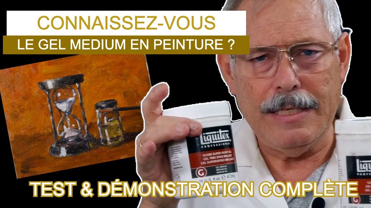 Peindre en acrylique avec du médium gel : test et démo complète