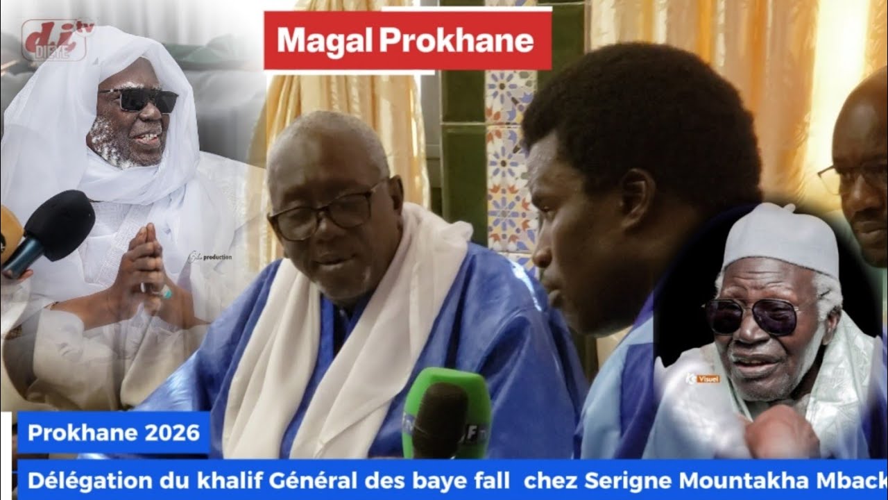 💯(Urgent) 👆Magal Prokhane Délégation du khalif Général des baye fall  Chez Serigne Mountakha Mbacké 