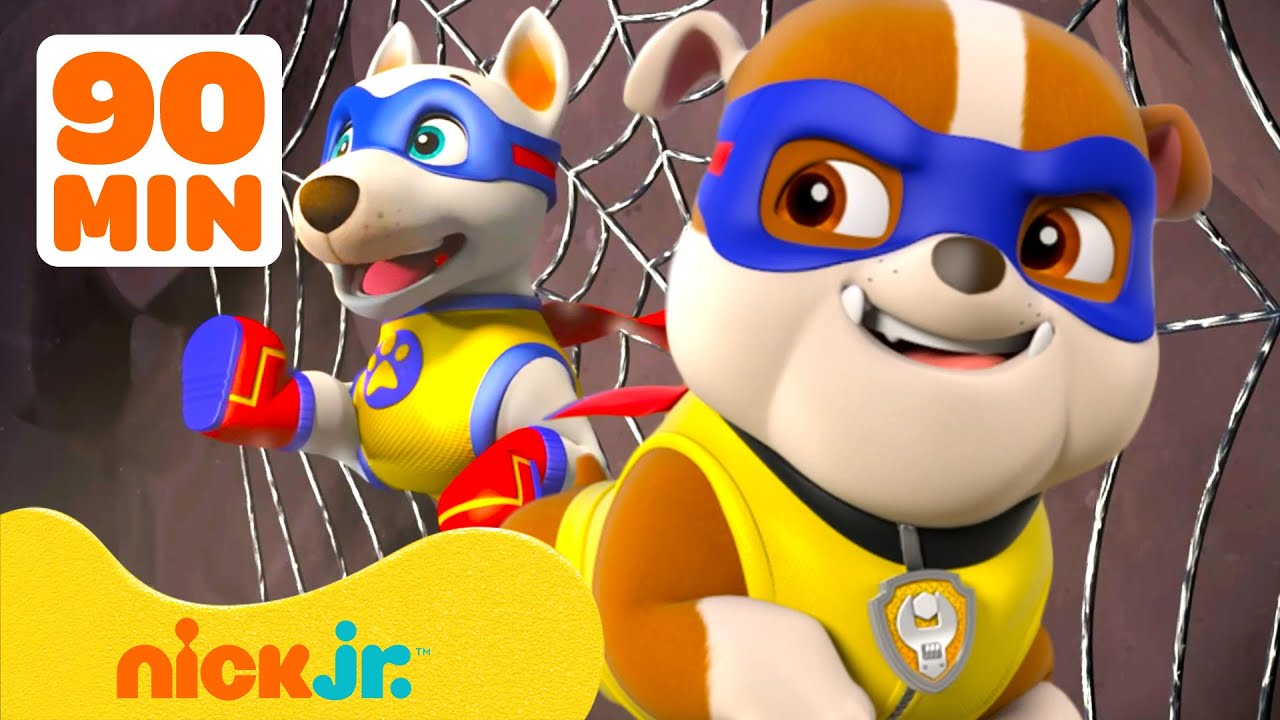 PAW Patrol | De heldhaftigste reddingen van PAW Patrol met Rubble! 💥 90 minuten