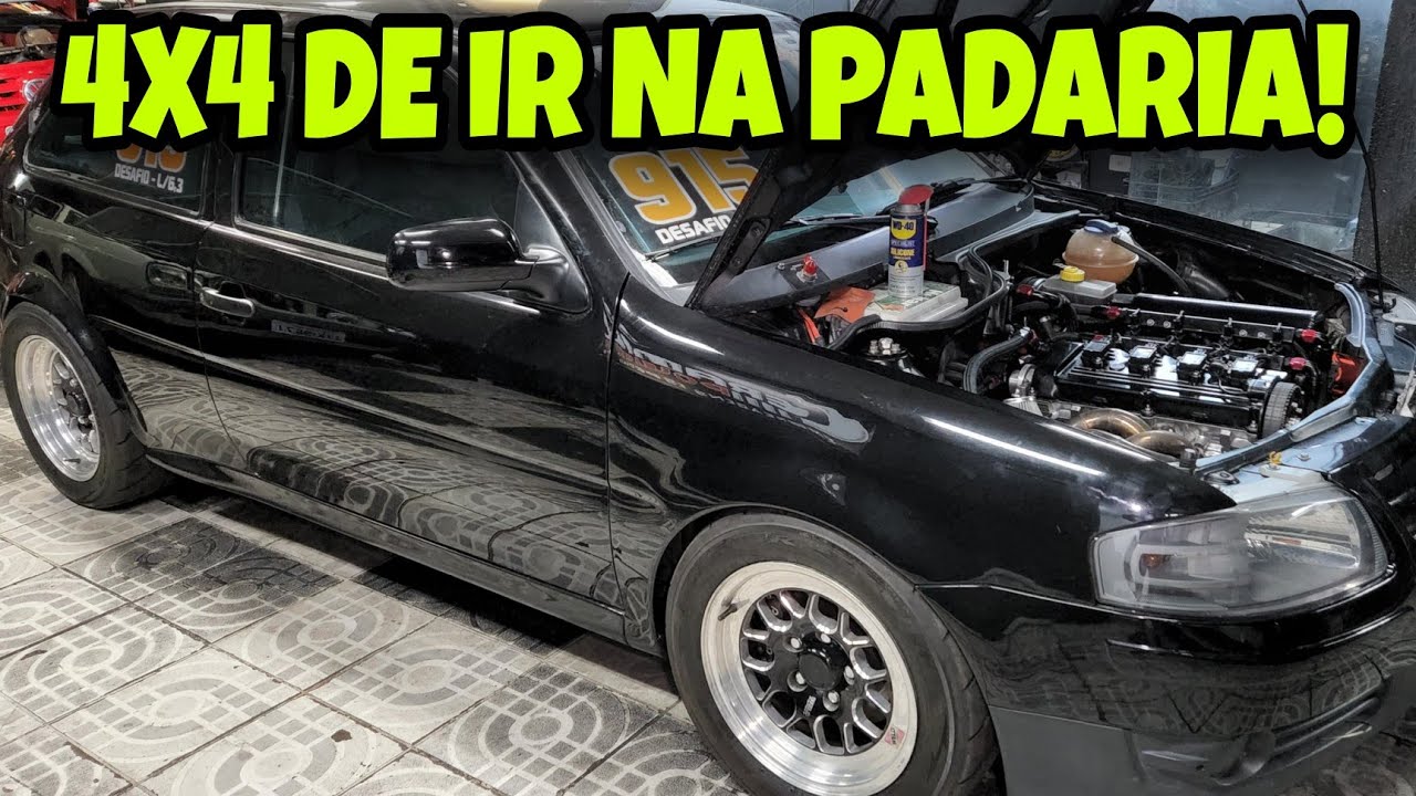 Gol turbo 4x4 de rua mais Caro do Brasil - Racetech @Escola de Garagem
