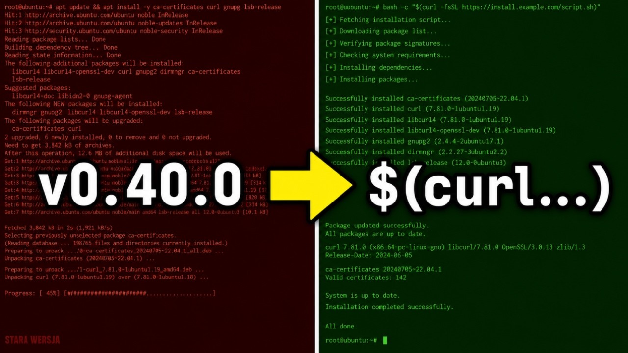 Your script installs the wrong version - curl, jq and wget on Linux