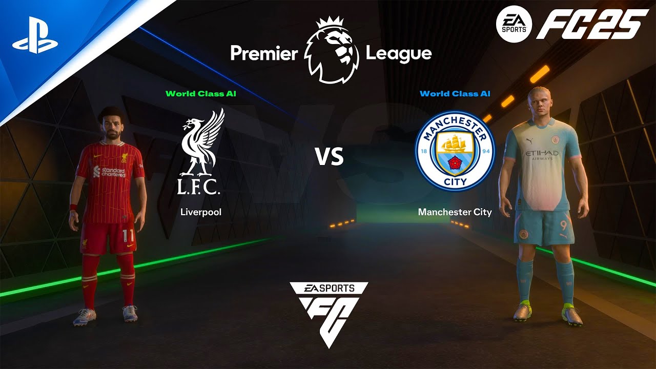FC 25 PS4 - Liverpool vs Man City | Premier League 24/25