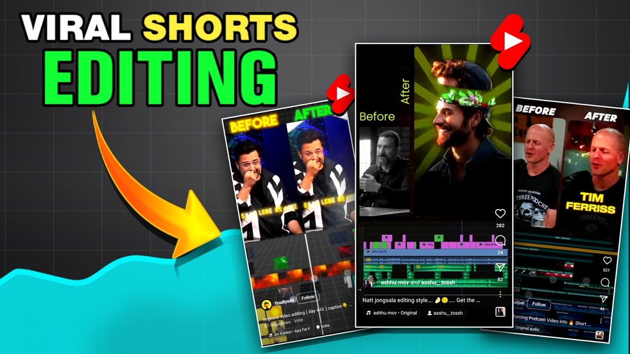 VIRAL Shorts EDITING Techniques | (PART-1)