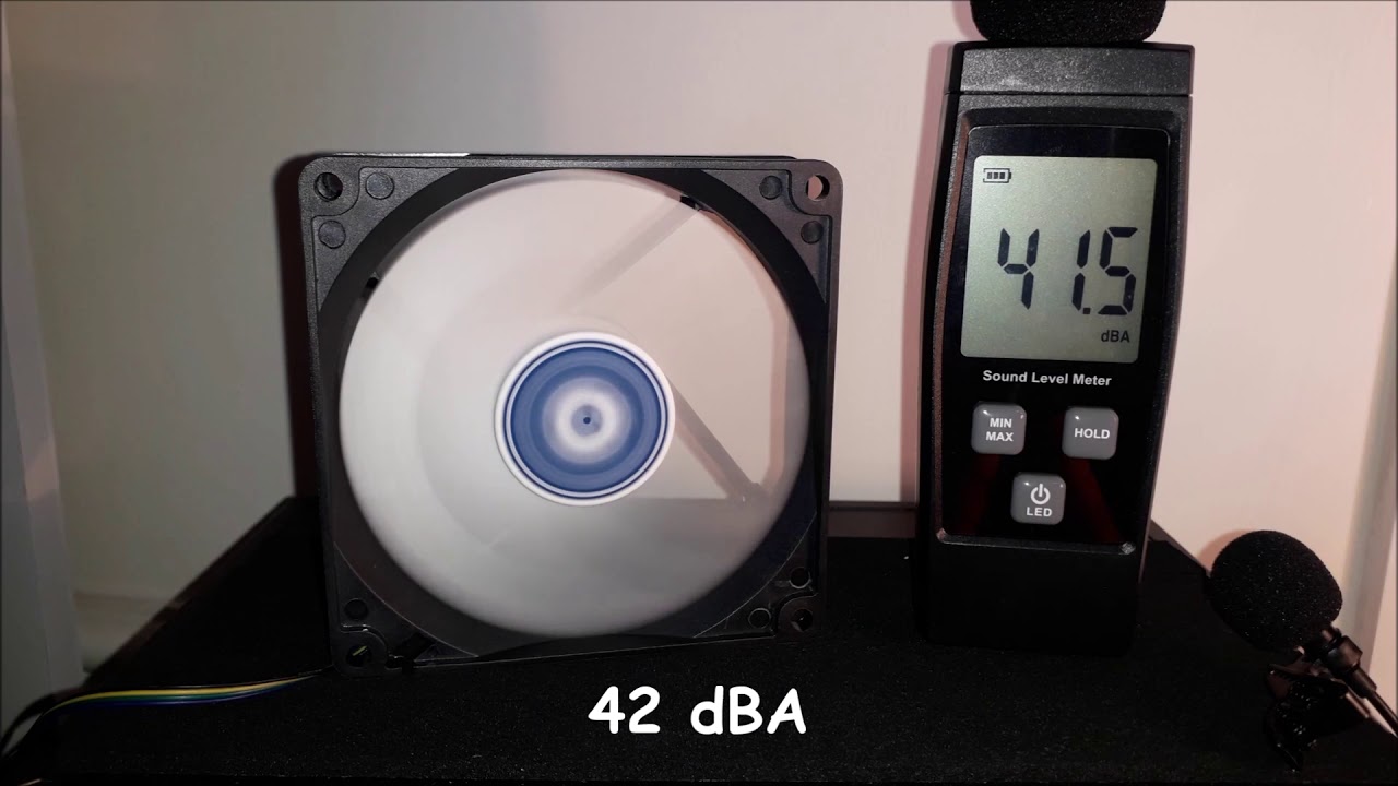 F9 Arctic Fan 92mm  PWM PST review test noise, also standard case fan and silent fan connection