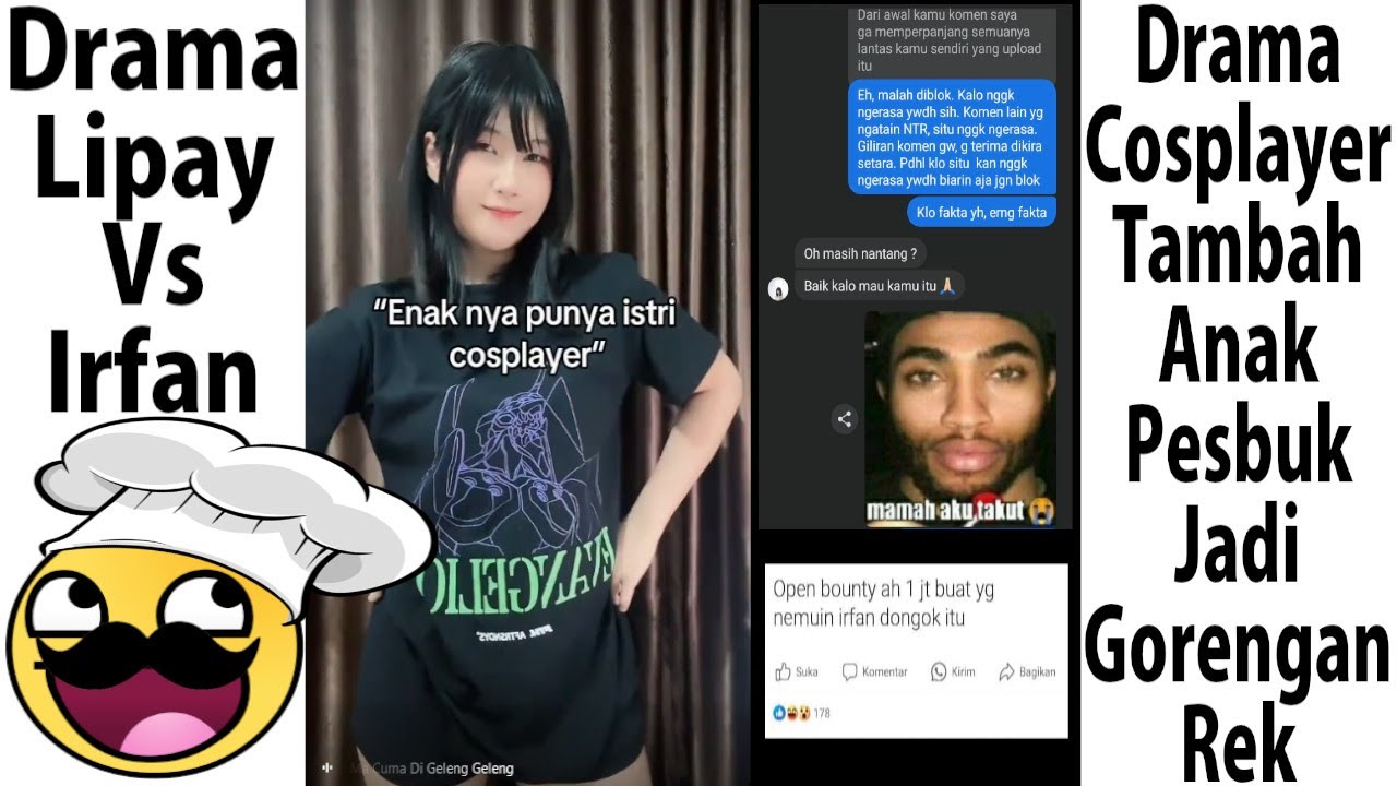 Drama Cosplayer Lipay Ma Irfan Stres