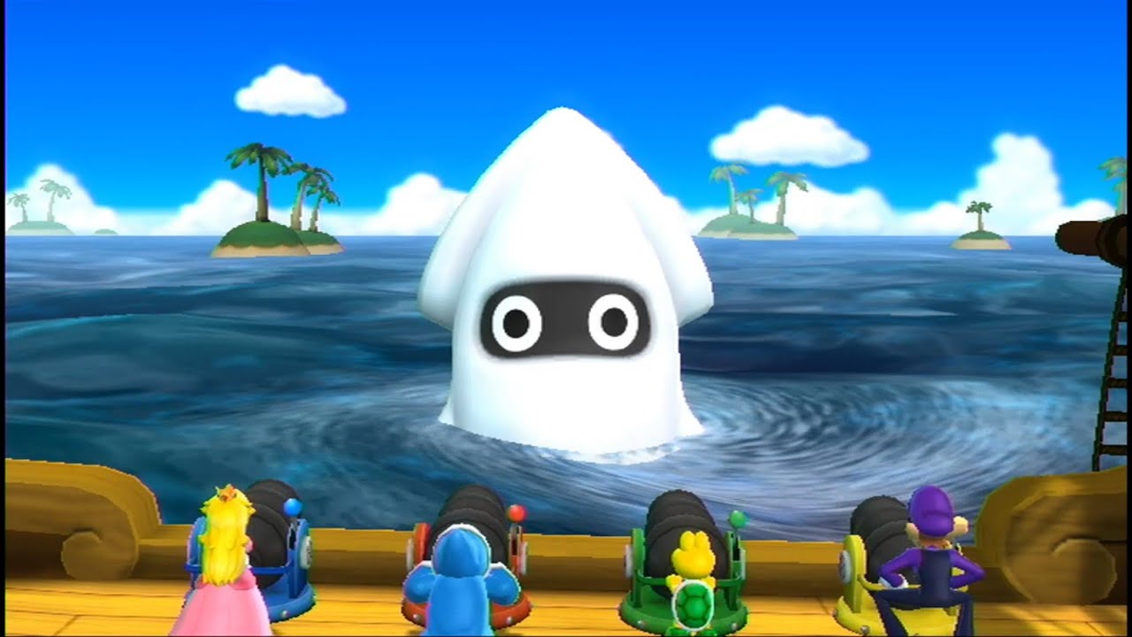 Mario Party 9 Playthrough Part 4 (Blooper Beach!)