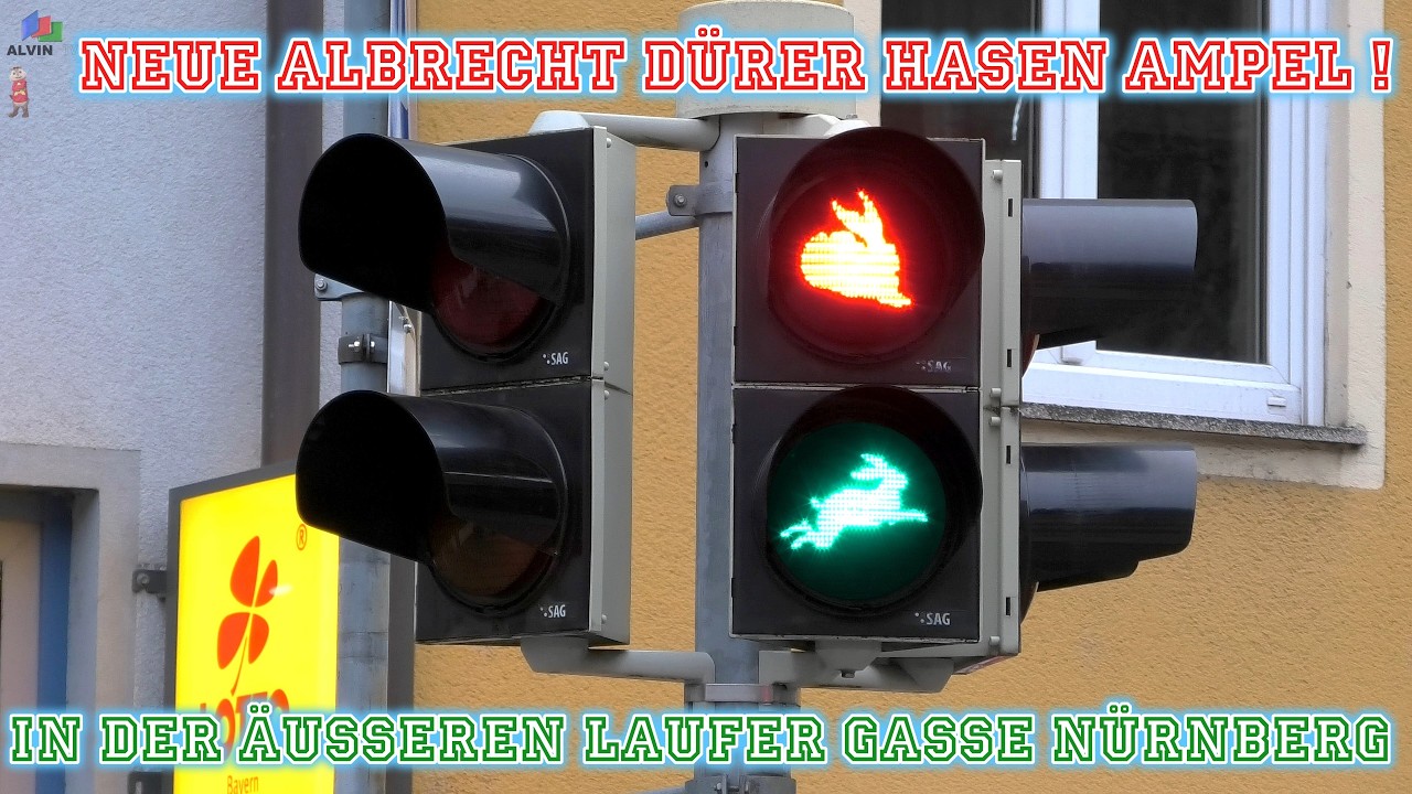 Neue Dürrer Hasen Ampel in Nürnberg