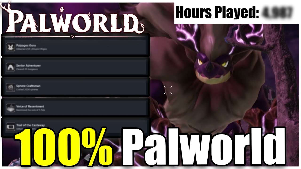 I Attemped to 100% Palworld...here's what happened