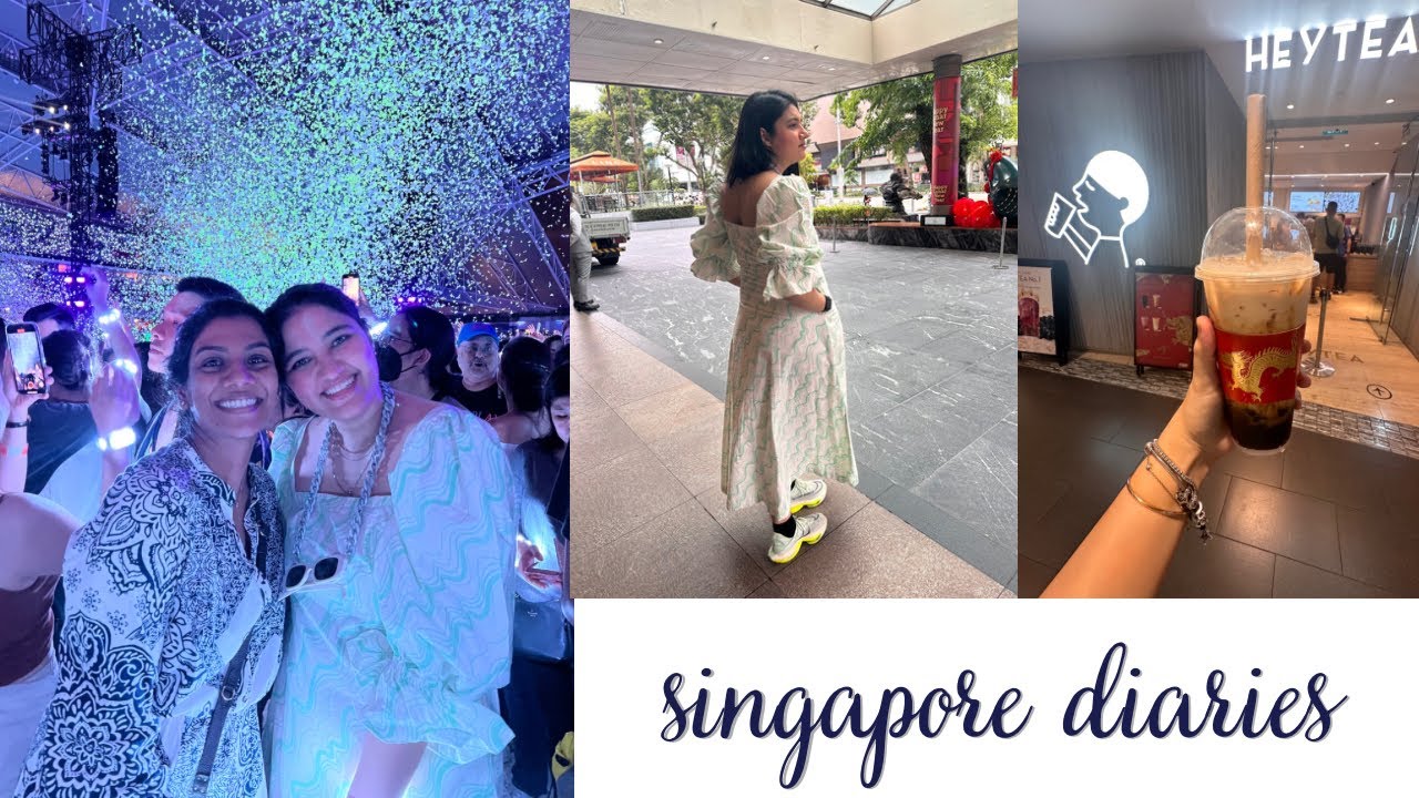 Singapore Vlog || Attended Coldplay || Shopping & Food || Anam Mirza