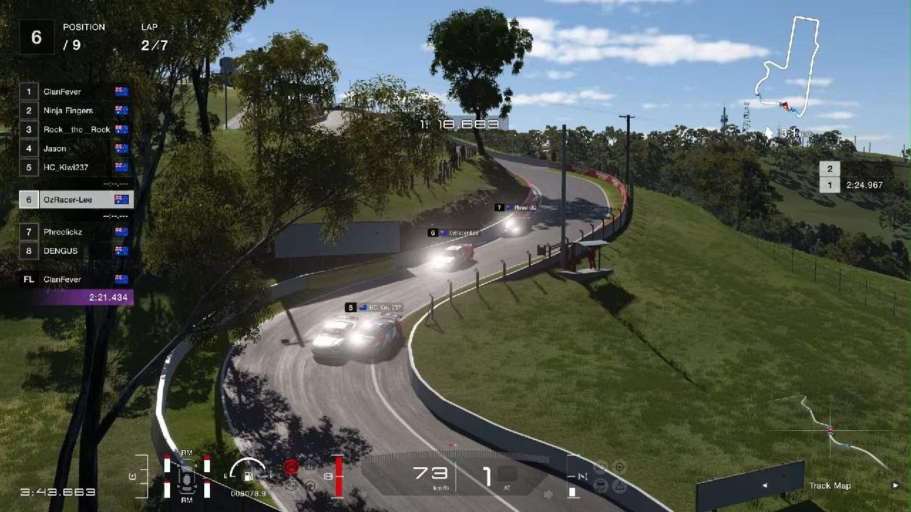 GT7 Thrash GR4 at Bathurst RS,RM,RH 26-2-26