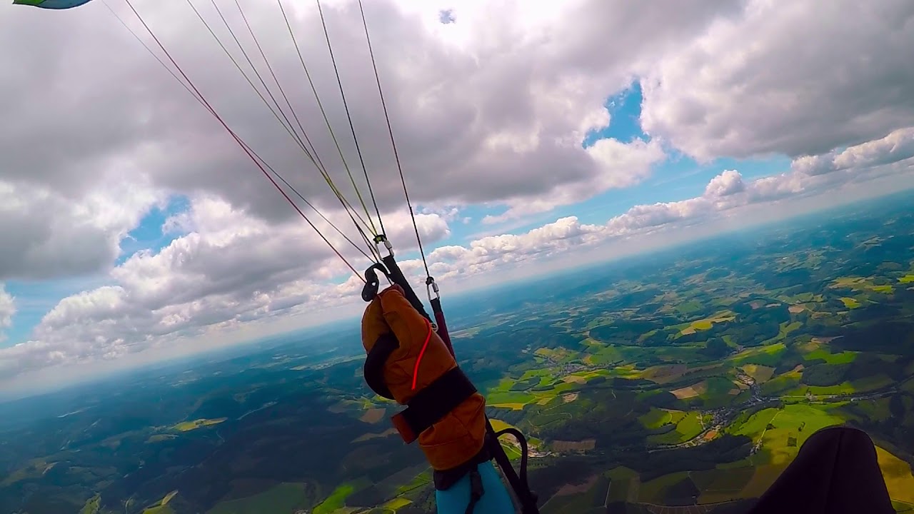 XC Paragliding im Sauerland - Streckenflug aus Elpe - Plettenberg